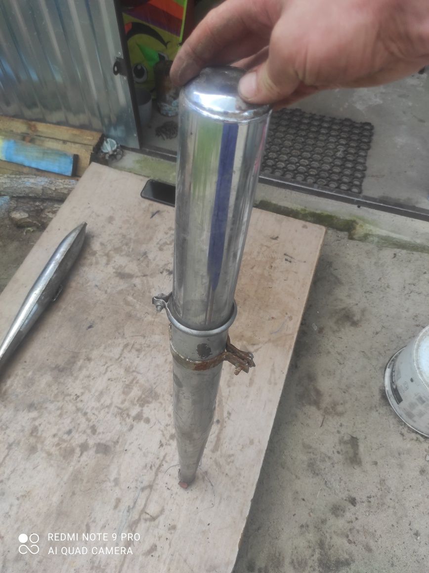 Tłumik rura wydechowa Simson 9.65