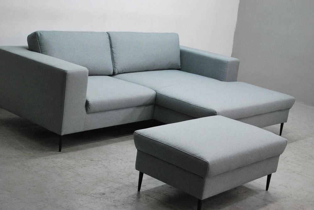 RMX NOWOCZESNY NAROŻNIK +pufa  kanapa  rogówka tapczan wygodna miętowa