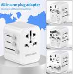 Travel Adapter 30W USB-C PD, 6 portów (EU, UK, US, AU), Szybkie Ładowa