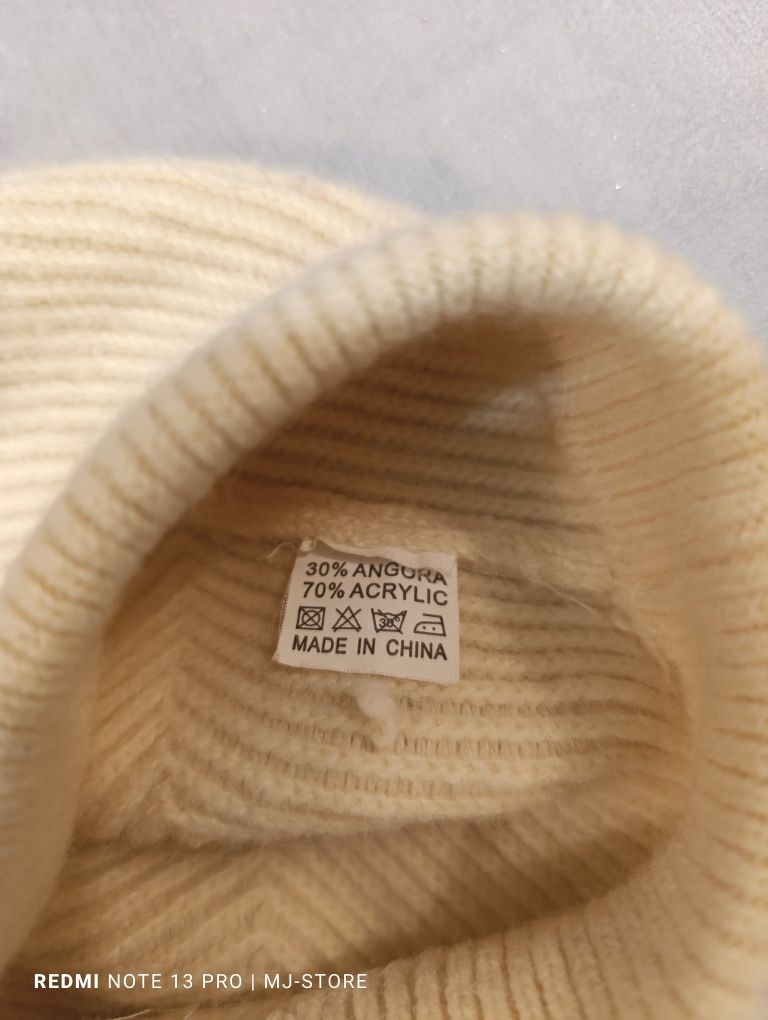 Wiosenny beret angora