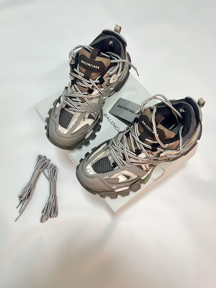 Кроссовки кросівки Balenciaga Track grey white opium archive 43s