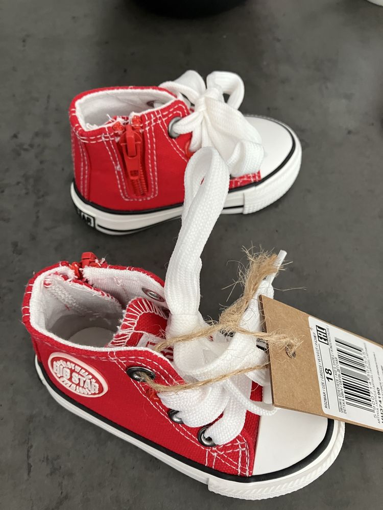 Trampki big star 18 nowe czerwone