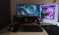 PC Gaming Ryzen 3 com 1660Super Completo RGB: Monitor + Torre + Extras