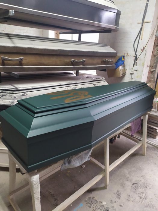 Труни, домовини ОПТ, виробництво.