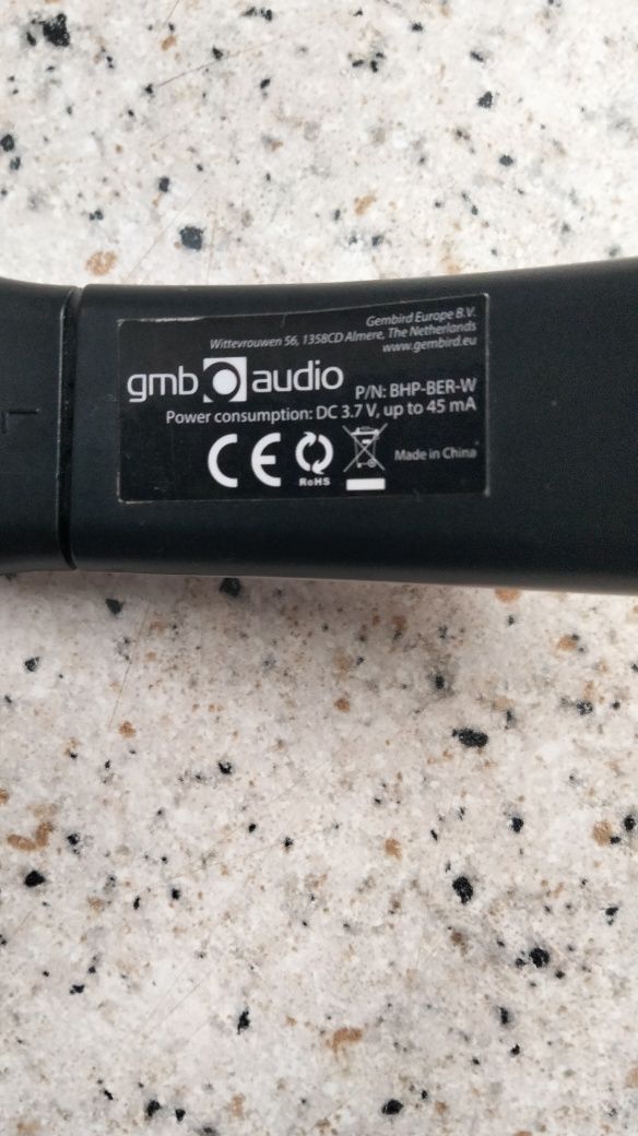 Навушники bluetooth Gembird Audio BERLIN White