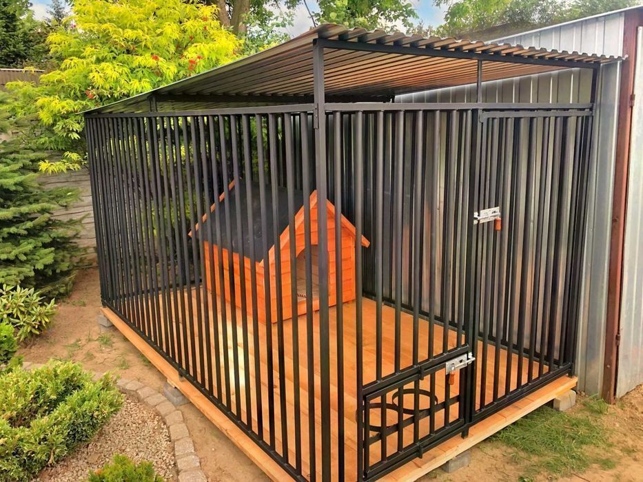 Kojec Stalowy Wytrzymały  dla psa 3x2 Box Klatka Solidny 2x2 4x2 2x3