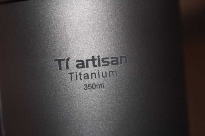 Титановая кружка titanium 350ml. Легкая чашка из титана Титанове горня