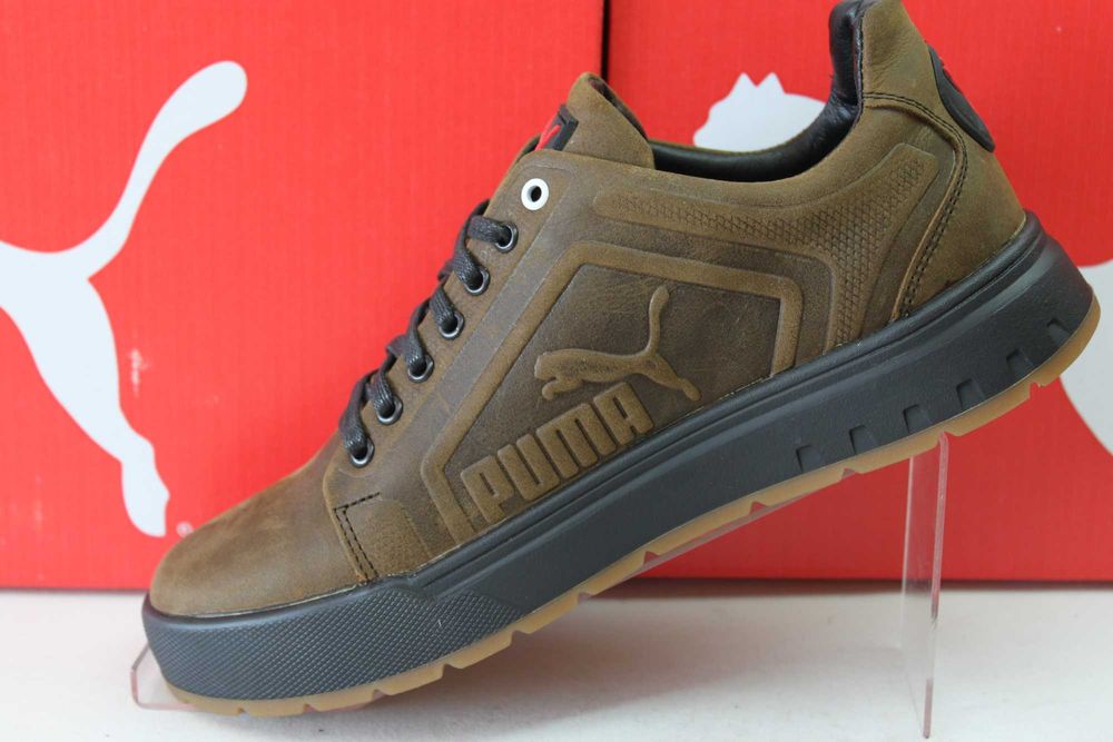 PUMA - кеды - кроссовки - кросівки из натуральной кожи (код:18-10кор.)