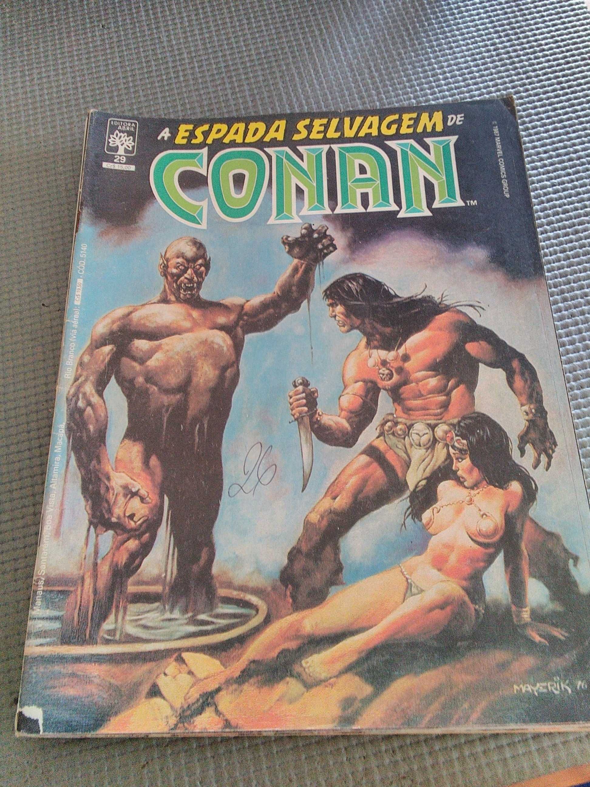 BD A Espada Selvagem de Conan (Editora Abril)