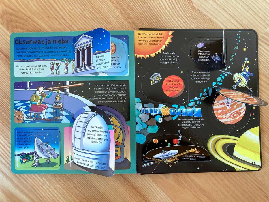 Kosmos bez tajemnic (książka z okienkami dla dzieci)