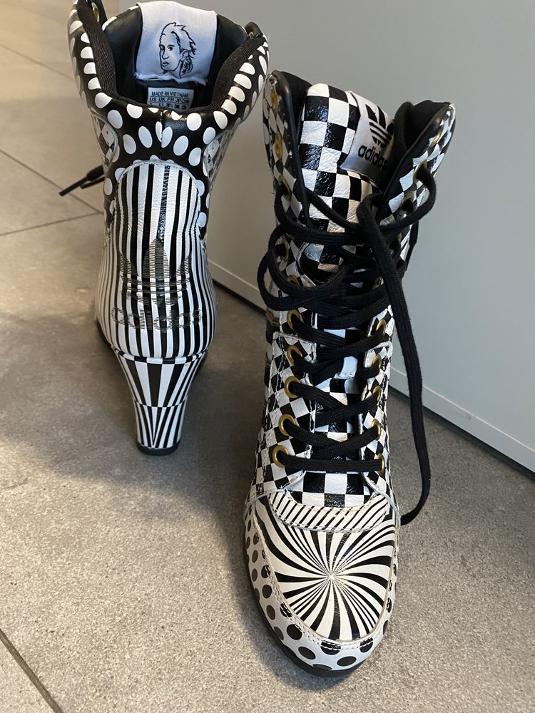 Buty na koturnie Jeremy Scott dla Adidas oryginały roz.38