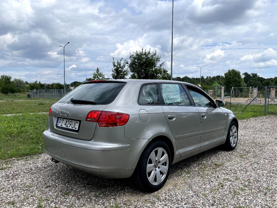 Audi a3 8p sportback  2005 r 2.0 tdi 140 km bkd