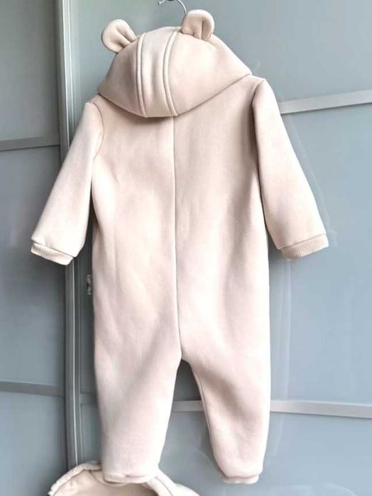 Дитячий теплий  комбінезон чоловічок на флісі на 80 см