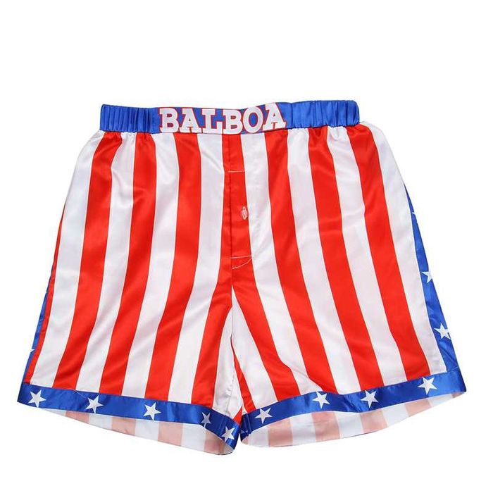 Calções Rocky Balboa Robe Sylvester Stallone Filme Creed Boxe