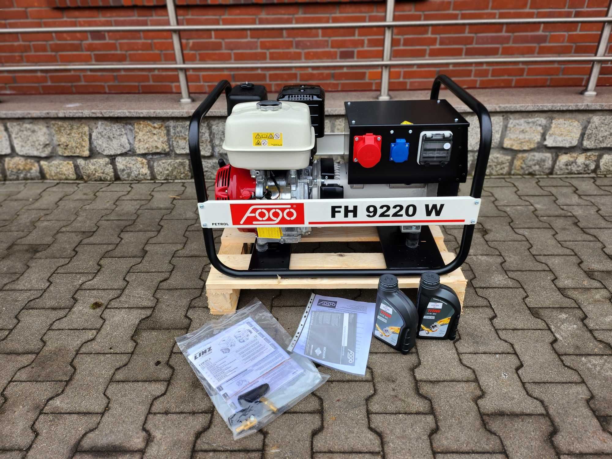 Agregat Fogo FH9220 W 6,2 kW Spawarka Honda GX390