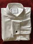 Сорочка белая мужская ,  с запонками  Charles Tyrwhitt, 16/1,  42