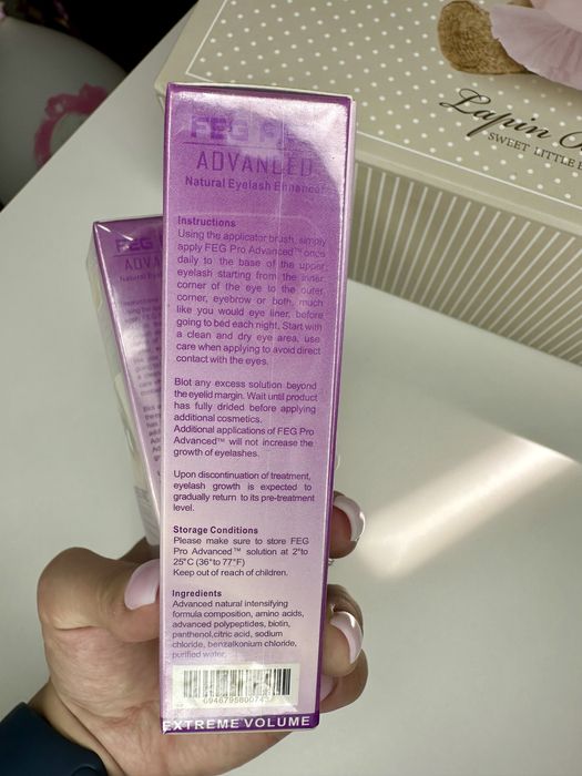 Сироватка для вій та брів Feg face care