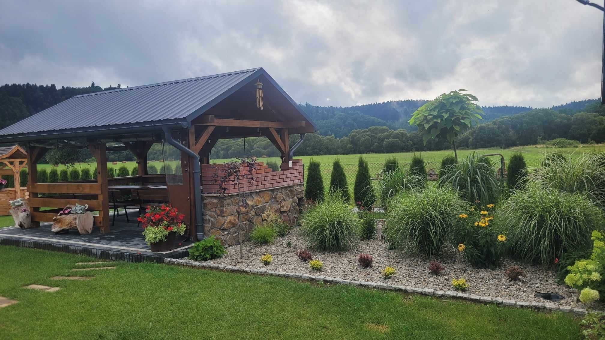 domki całoroczne wakacje ferie noclegi Bieszczady bania jacuzzi