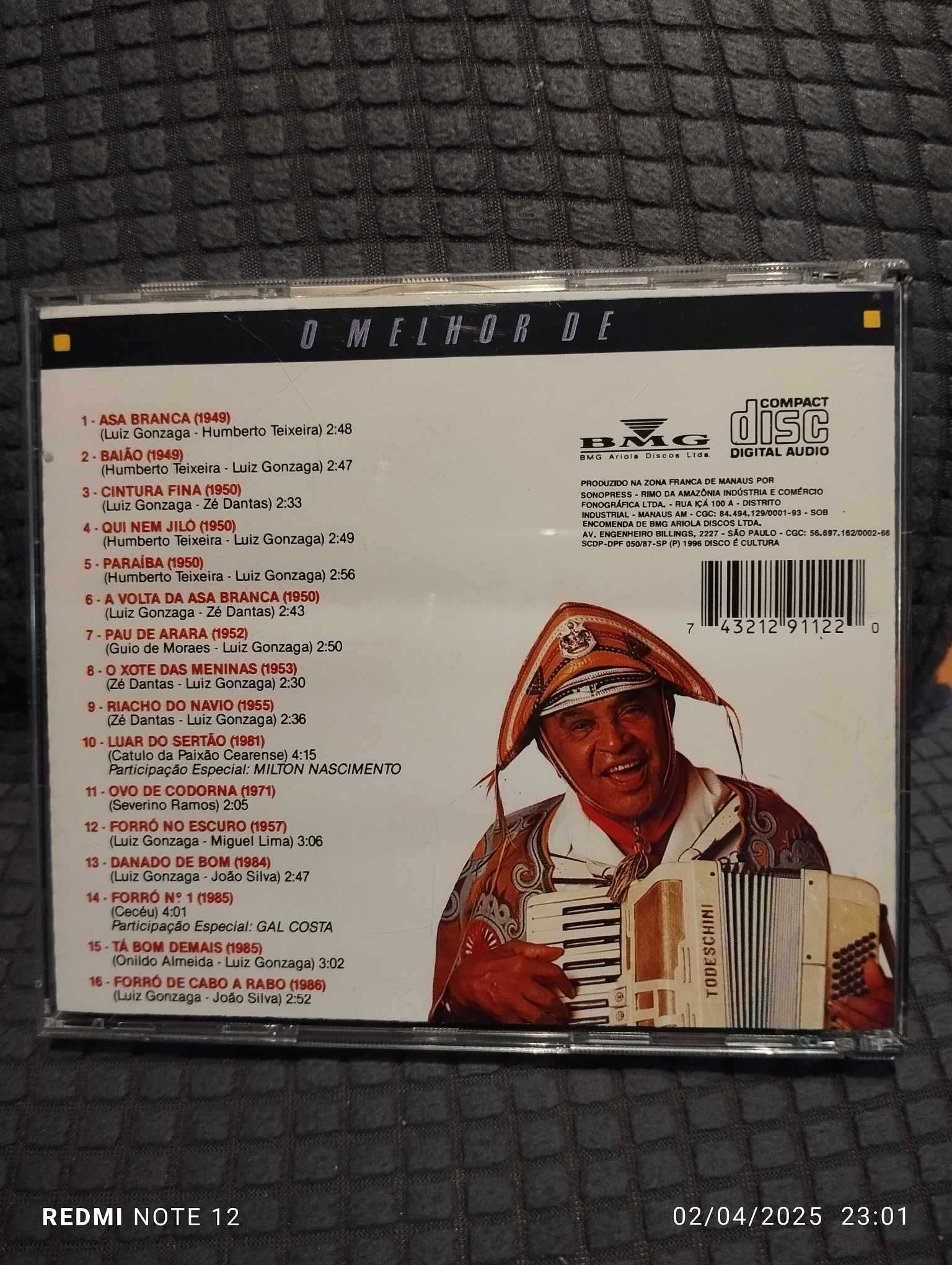 CD - O melhor de Luiz Gonzaga