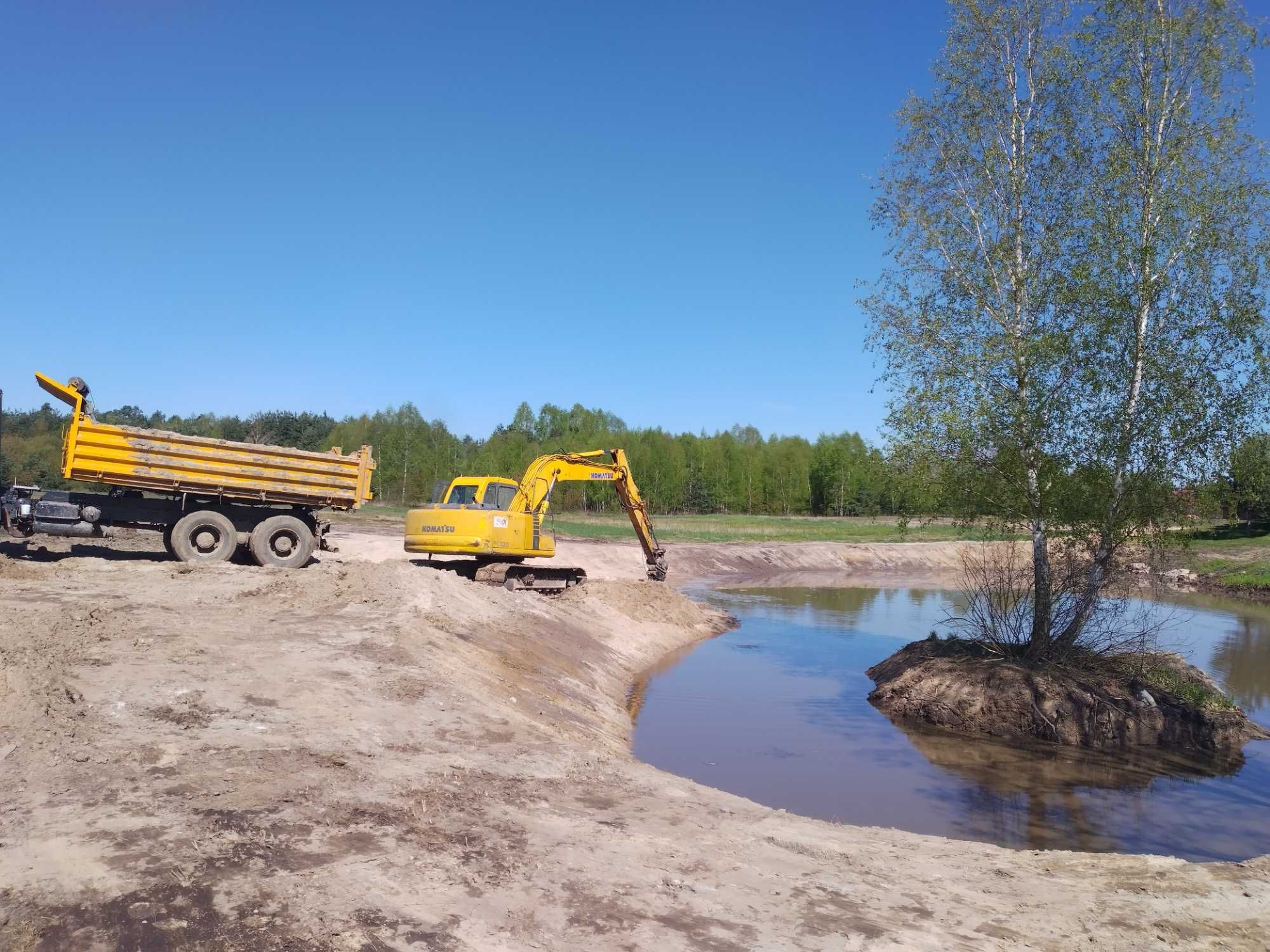 Ziemia,piasek na podniesienie terenu prace ziemne