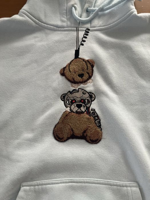 Męska bluza z kapturem i misiem