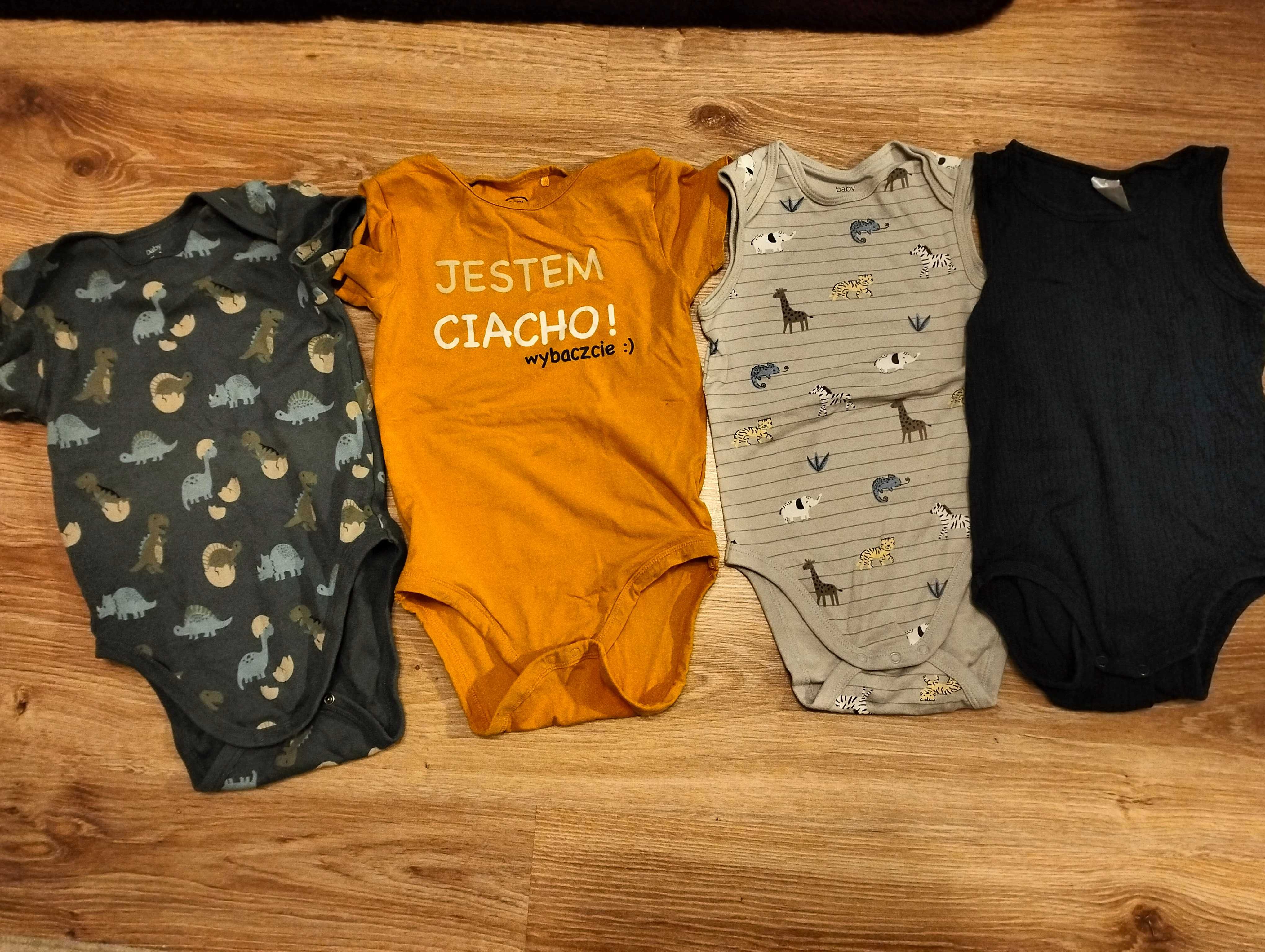 Body krótki rękaw 6 sztuk 92/98