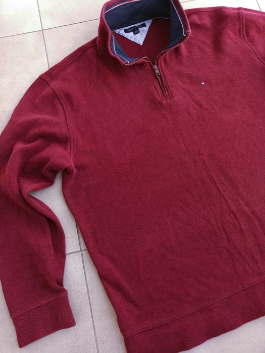 TOMMY HILFIGER  oryginalny sweter, bluza ze stójką 5XL, 6XL, 2XL