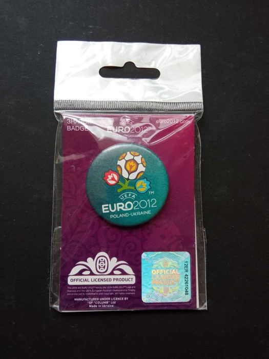 Значки з Euro 2012. Євро 2012. Колекційні значки. Евро 2012