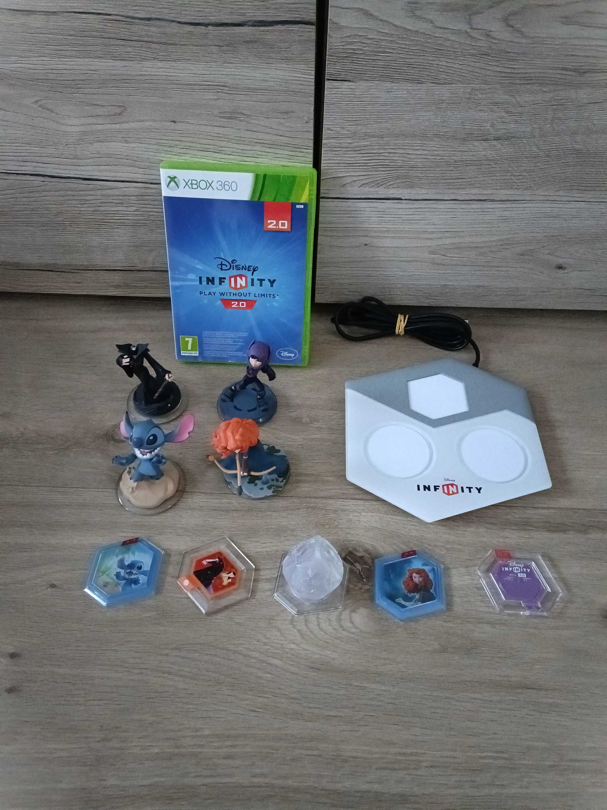 Gra Xbox360 Xbox 360 - Disney Infinity 2.0 Stitch Merida Hiro + portal