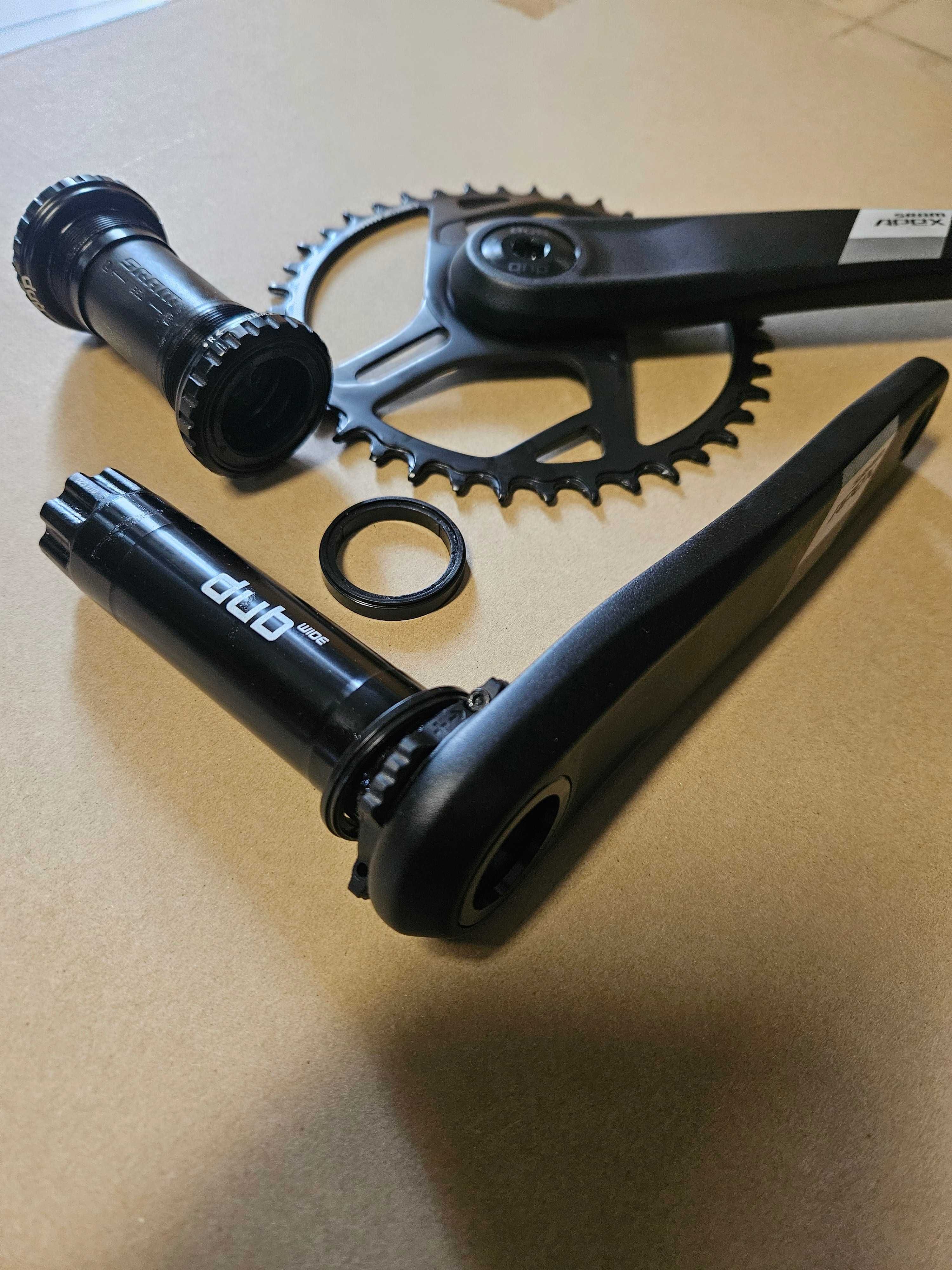 Korby + suport SRAM APEX D1 Dub Wide 175mm 1x12 OEM