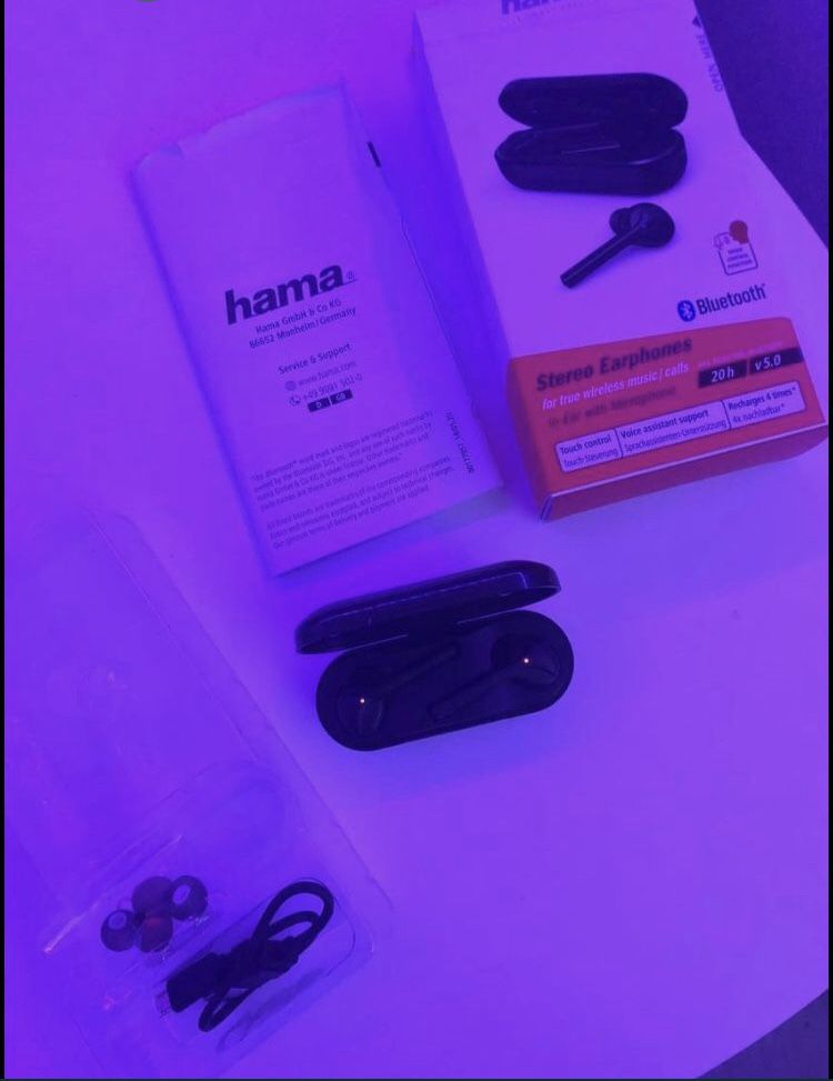 Słuchawki bezprzewodowe firmy Hama/nowe