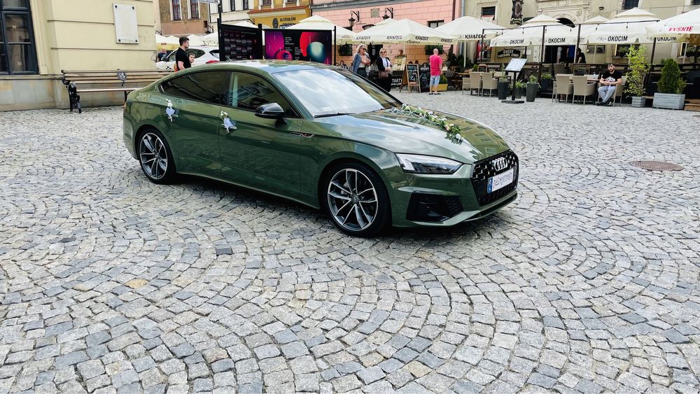 Samochód do ślubu - ZIELONE AUDI A5 Sportback 2020 :)