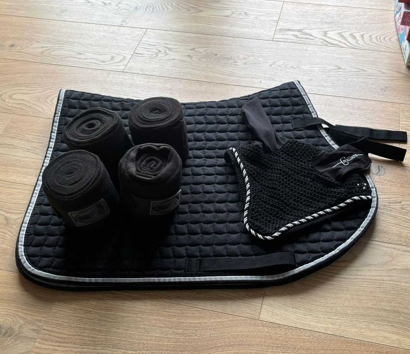 zestaw czaprak, nauszniki i owijki York, Covaliero