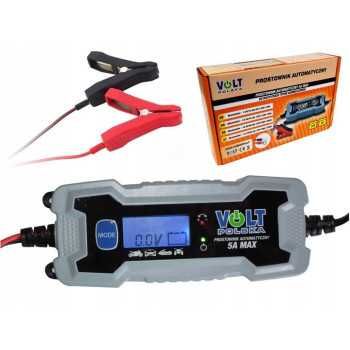Зарядний пристрій для акумуляторів VOLT POLSKA 6/12V 5A LCD
