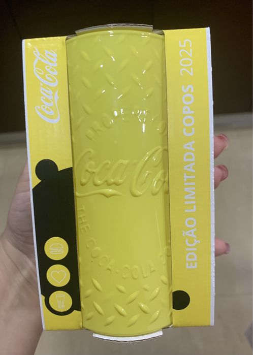 Copo amarelo colecao limitada 2025 macdonalds