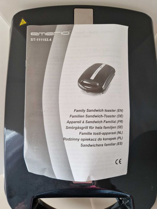 Opiekacz Emerio ST-111153 czarny 1300 W XXL