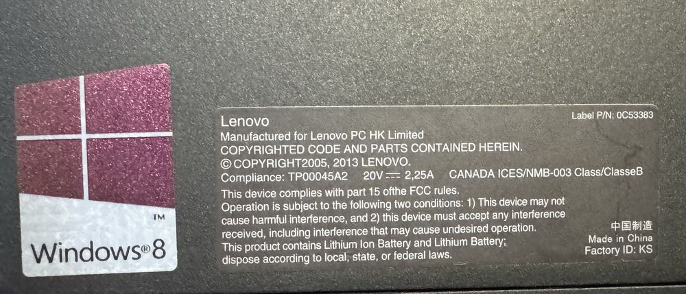 Ноутбук Lenovo ThinkPad Helix Multitouch Intel Core i7 8 Гб 256 Гб SSD