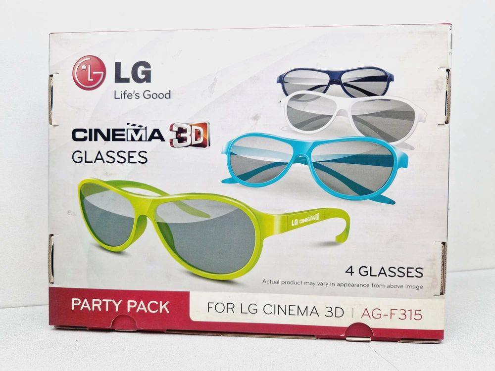 Okulary  Cinema 3D Party 4X Pary/Nowe/Komplet/Wys!