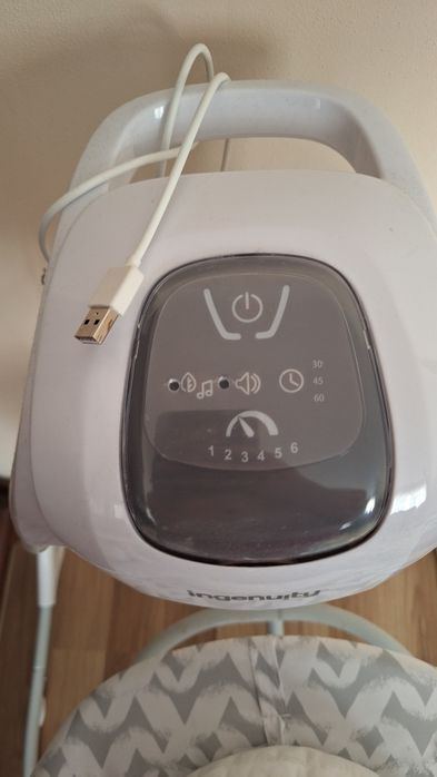 Крісло гойдалка/шезлонг для немовлят 2 в 1 Ingenuity SimpleComfort