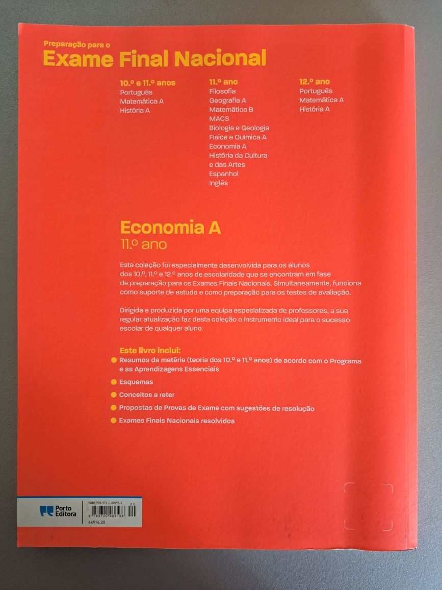 Livro de Preparação para Exame de Economia 11° ano (do ano 2020/2021)