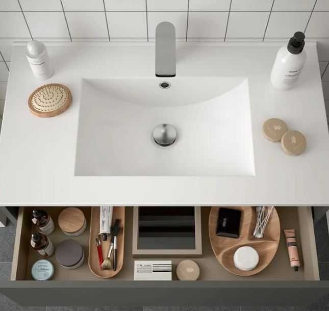 Zestaw łazienkowy Salgar szafka umywalka lustro - wyprzedaż ekspozycji