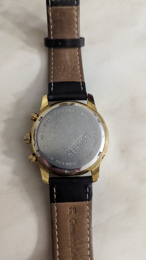 Часы Roamer хронограф швейцарские, годинник swiss sapphire