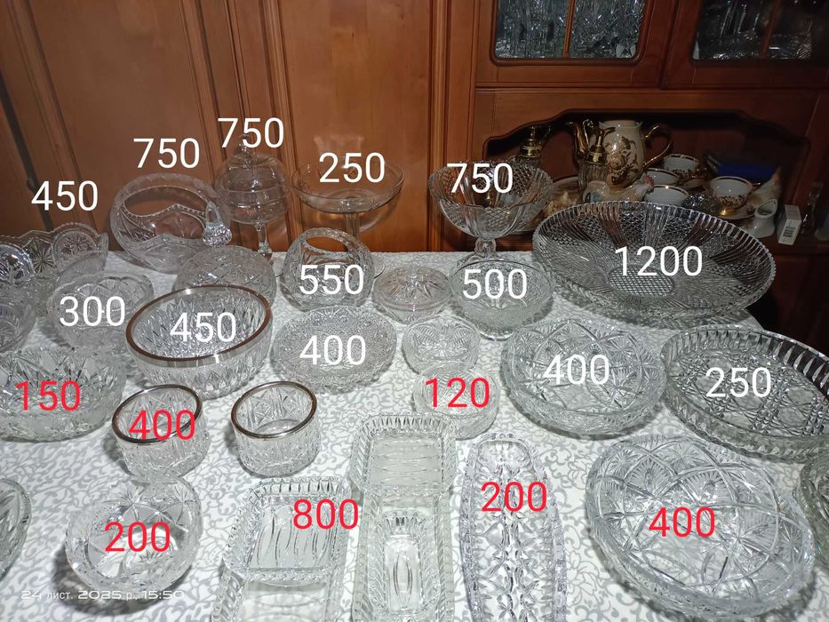 Конфетницы, салатники . Хрусталь на подарок.