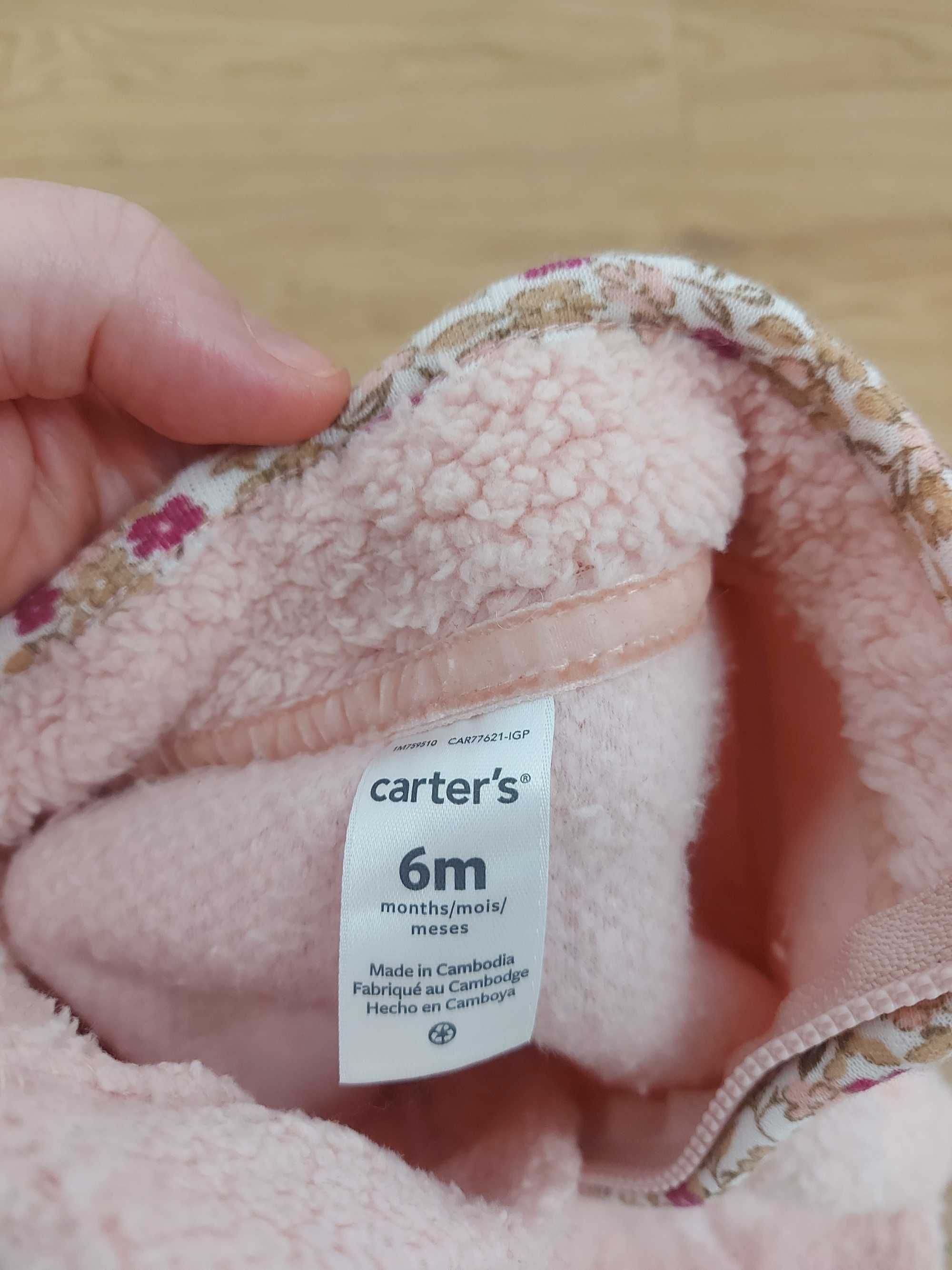 Продам плюшевый ромпер Carters для девочки 4-6 месяцев