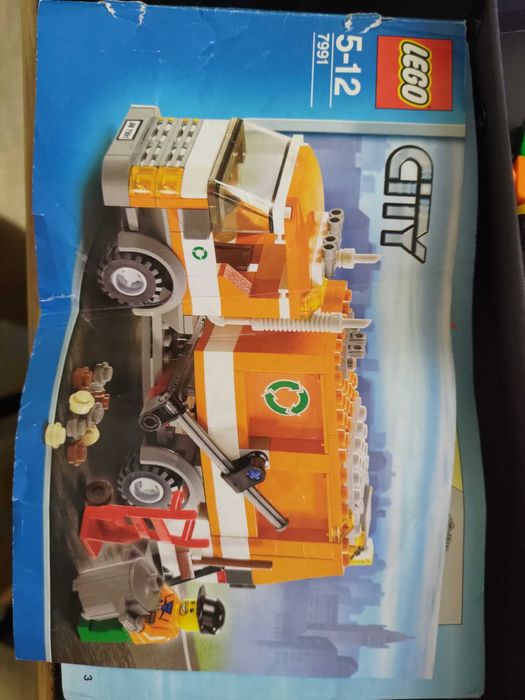 Zestaw LEGO  śmieciarka 7991