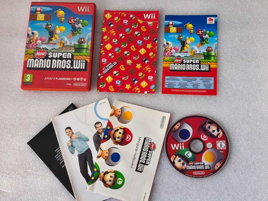 Jogos Nintendo Wii New Super Mario Bros Legend Of Zelda Sports Resort