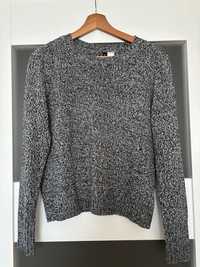 Szary dzianinowy sweter H&M 36 S