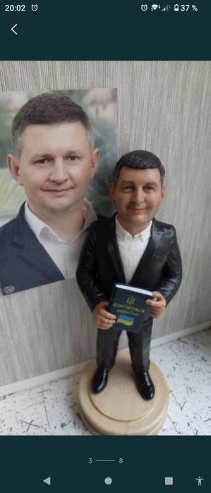 Эксклюзивный подарок. Портретная кукла шарж. Статуэтка по фото