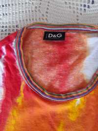 T-shirt, D&G, colorida, tamanho S