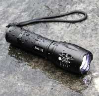 Ручной карманный мини фонарик с зумом Zoom, LED, 5 режимов, 18650